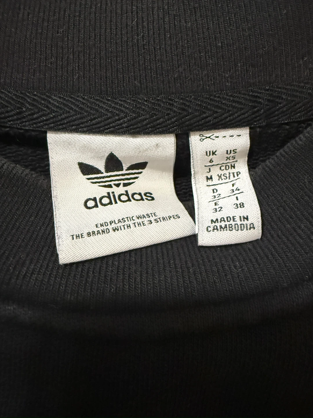 Men's Adidas Black Sweatshirt - Size XS - photo 3