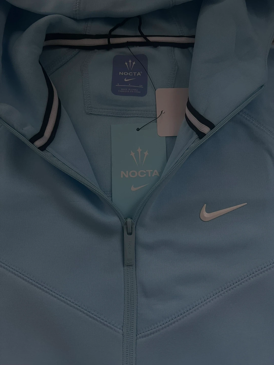 Cobait Blue/Tint Nike X NOCTA Tech Fleece Hoodie & Joggers Set - photo 2