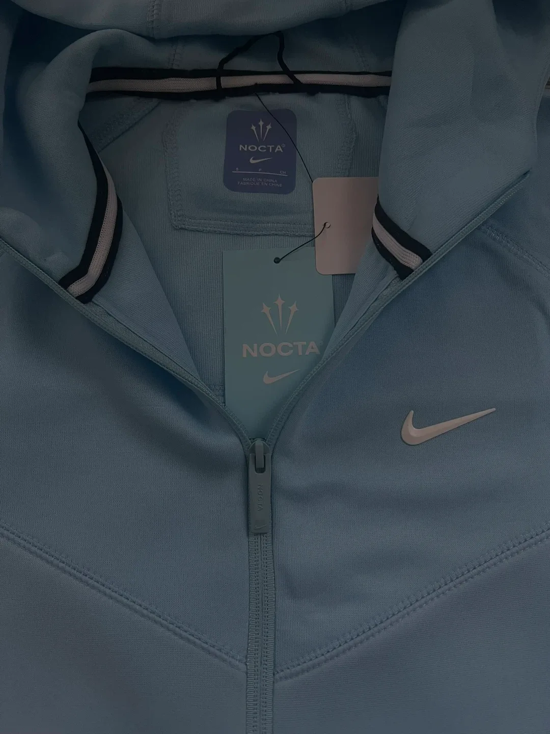 Cobait Blue/Tint Nike X NOCTA Tech Fleece Hoodie & Joggers Set image indicator(2)