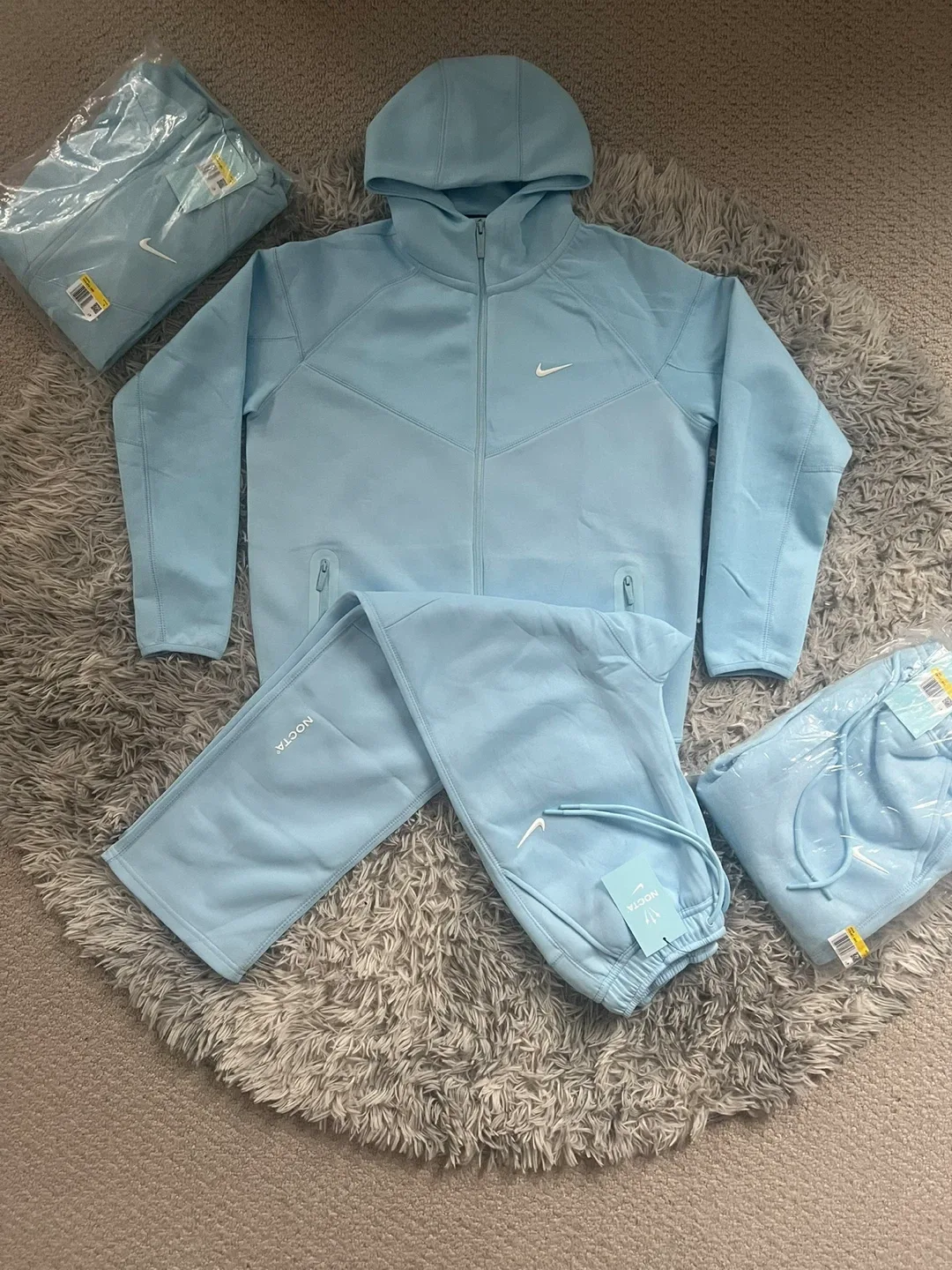 Cobait Blue/Tint Nike X NOCTA Tech Fleece Hoodie & Joggers Set