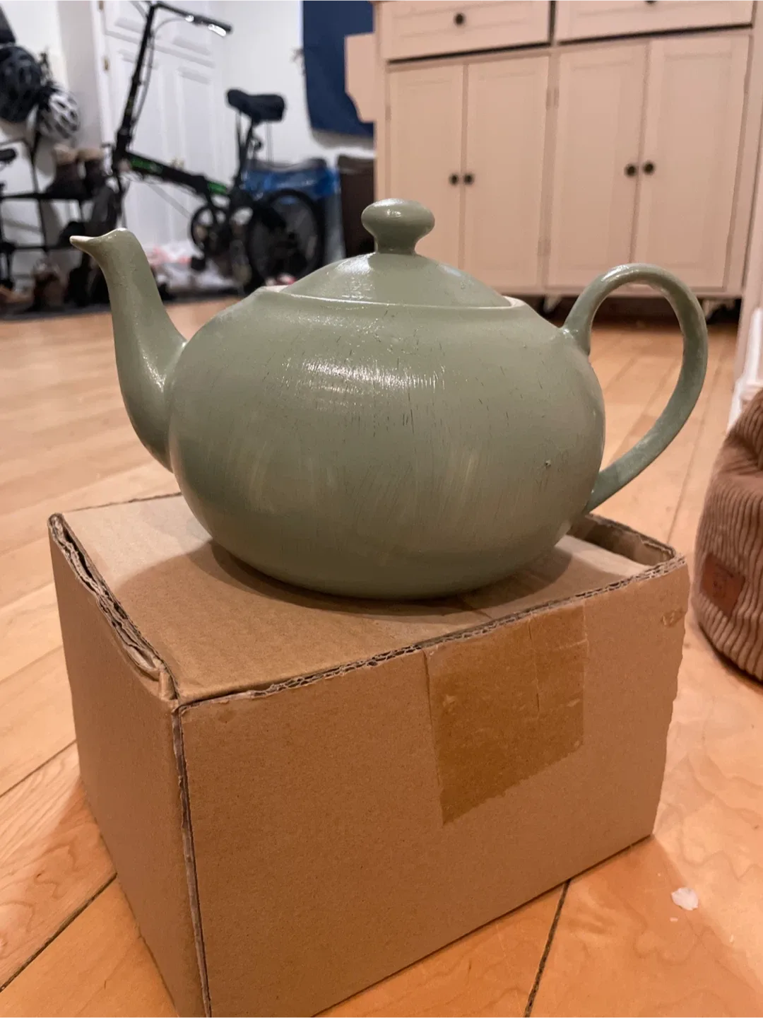 New Sage Green Teapot