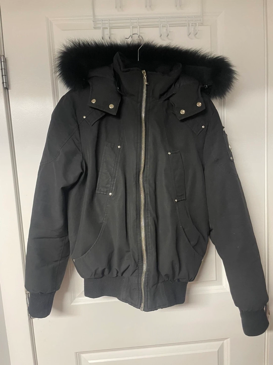 Moose Knuckles Bomber Jacket - Black