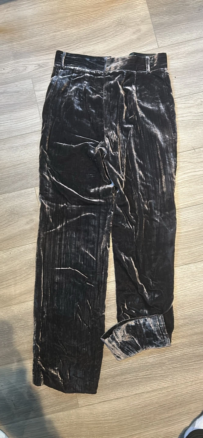 Zara Velvet Pants, Size S - photo 3