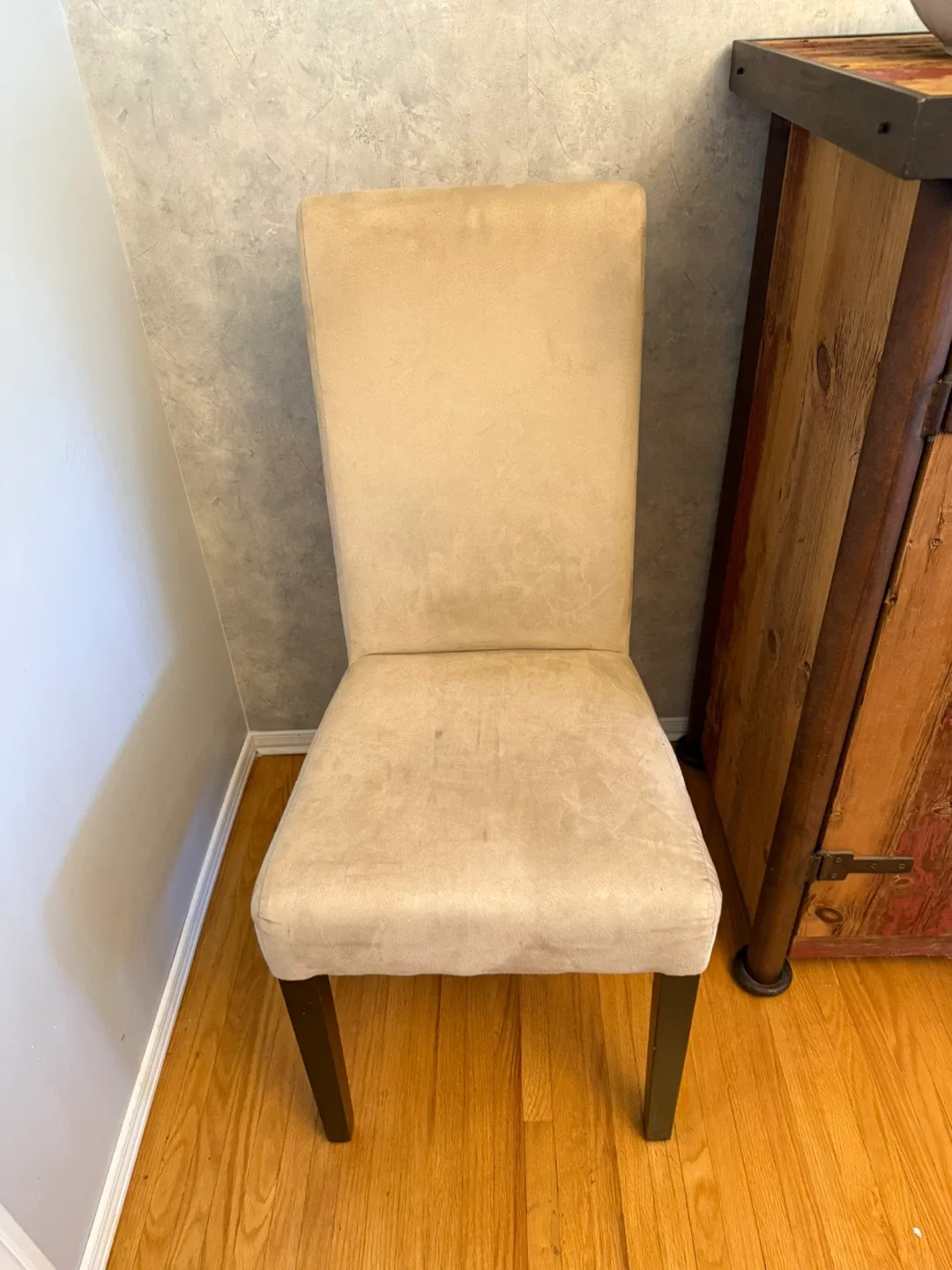 Upholstered ( 2 ) Dining Chair - Beige