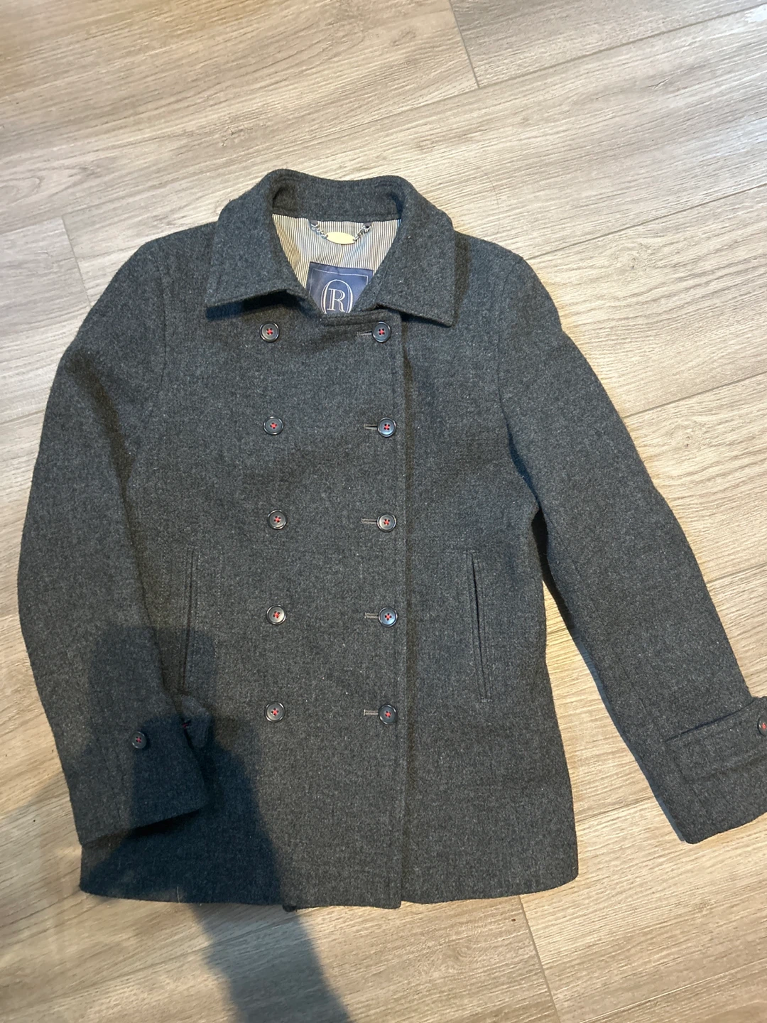Rope Pea Coat - Grey - photo 2