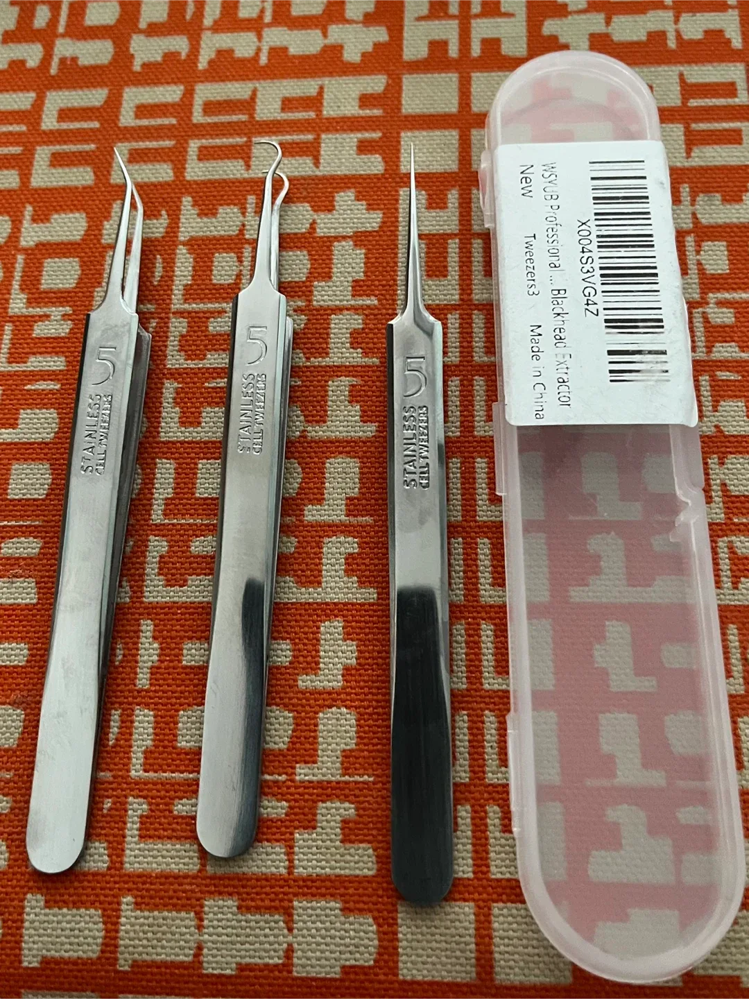 Blackhead Extractor Tweezers Set