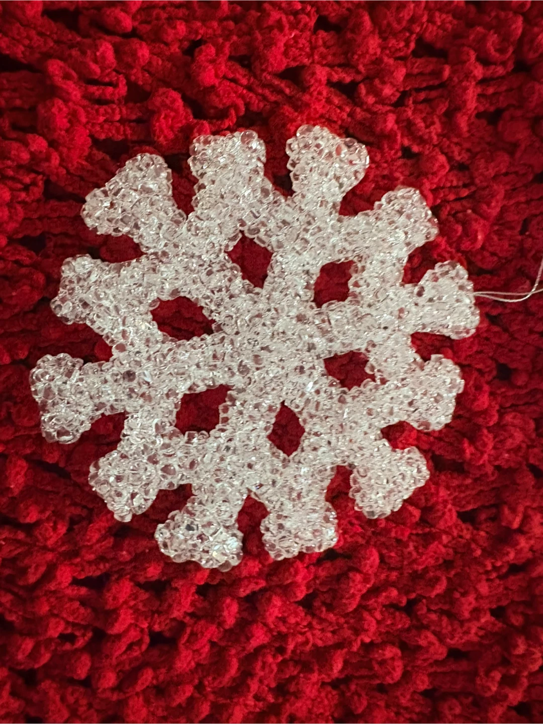 Christmas Ornaments - Snowflake and Poinsettia - photo 4