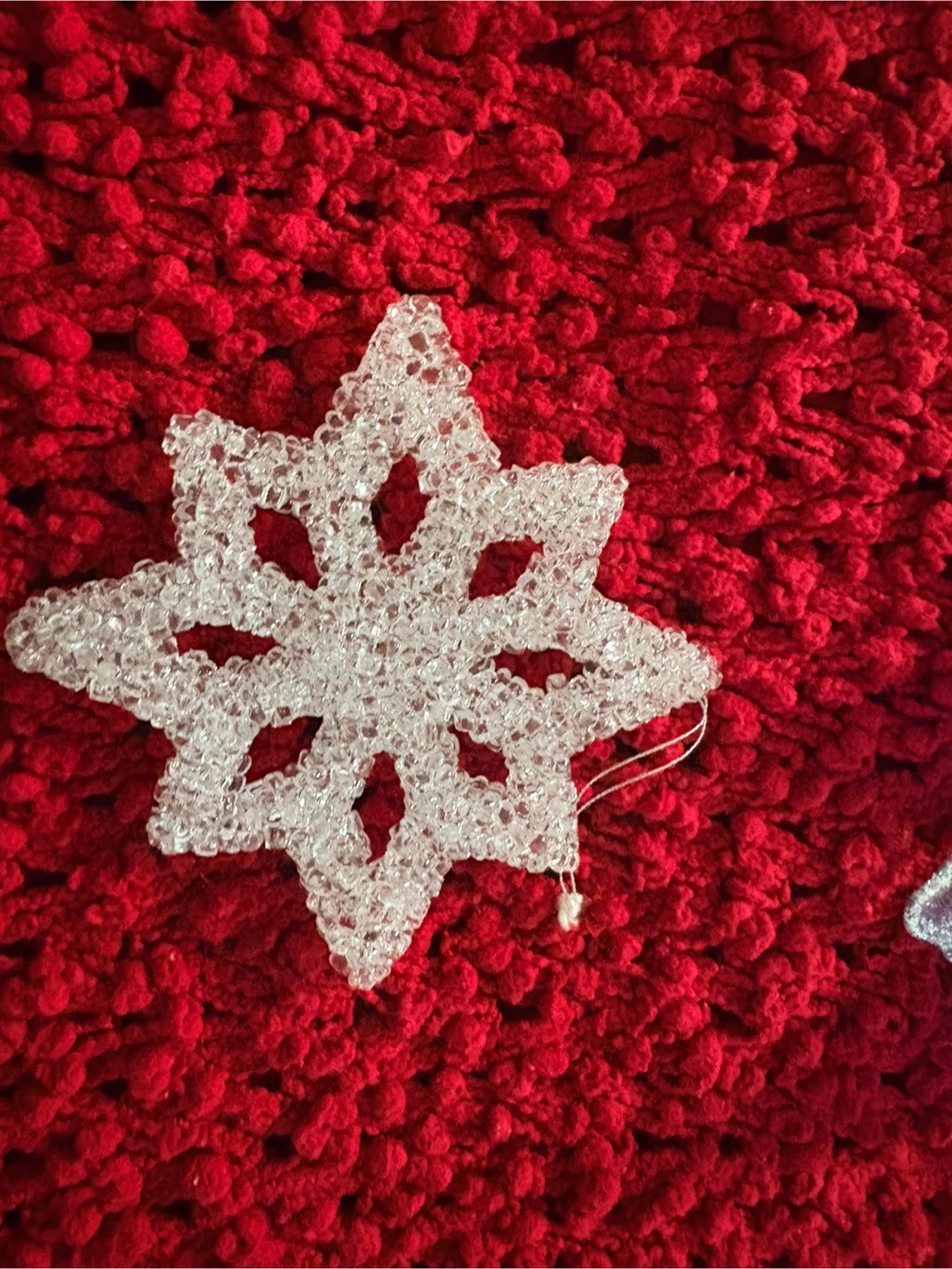 Christmas Ornaments - Snowflake and Poinsettia - photo 3