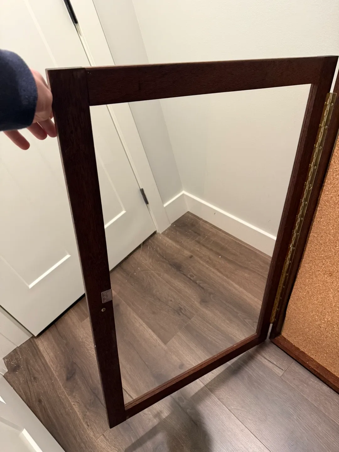 Cork Board with Wooden Frame image indicator(5)