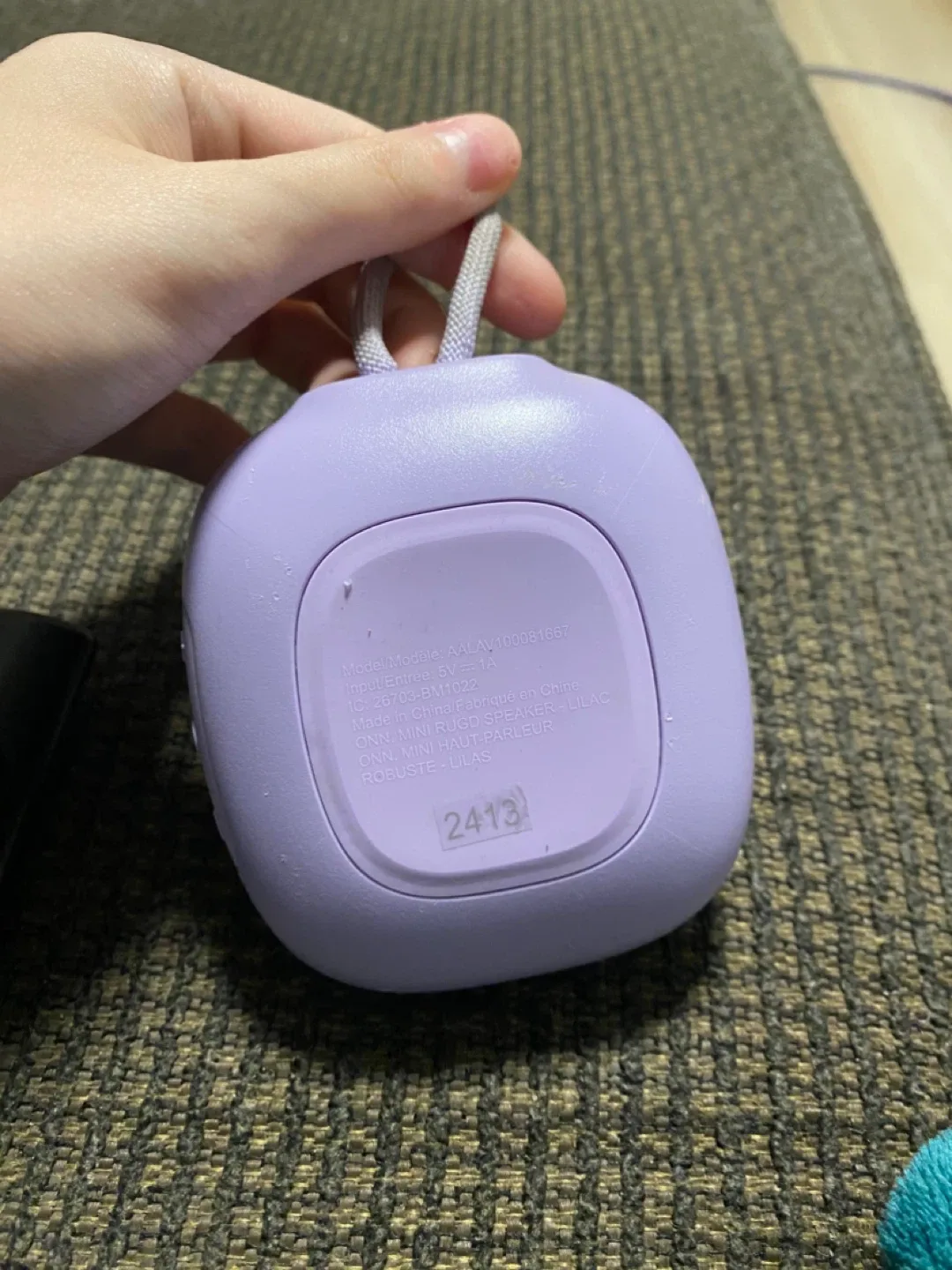 onn. Mini Rugged Speaker - Lilac image indicator(2)