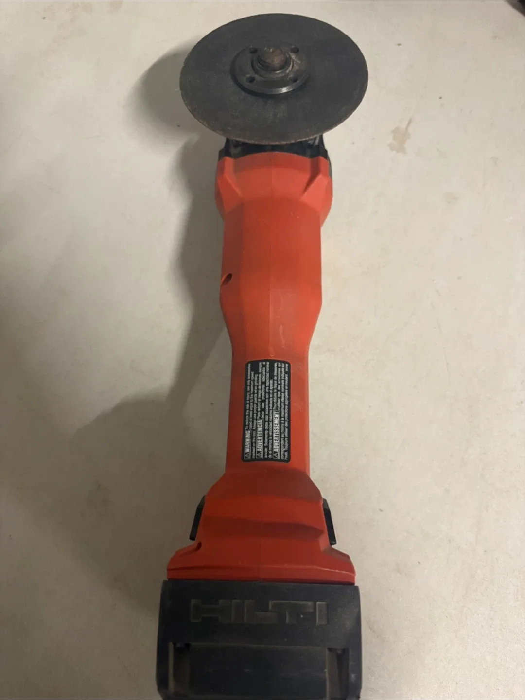 Hilti AG 4S-A22 Cordless Angle Grinder