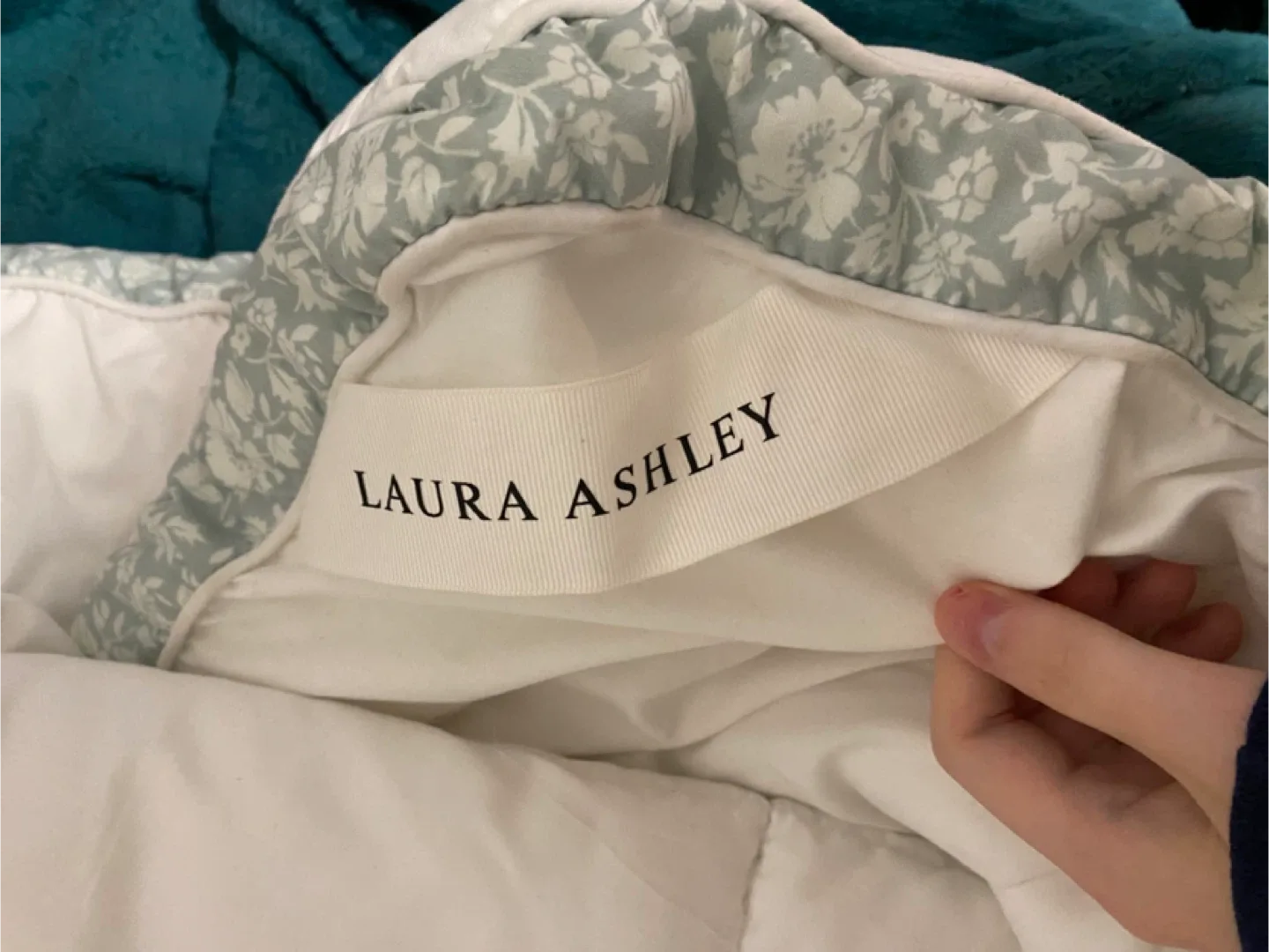 Laura Ashley White Comforter