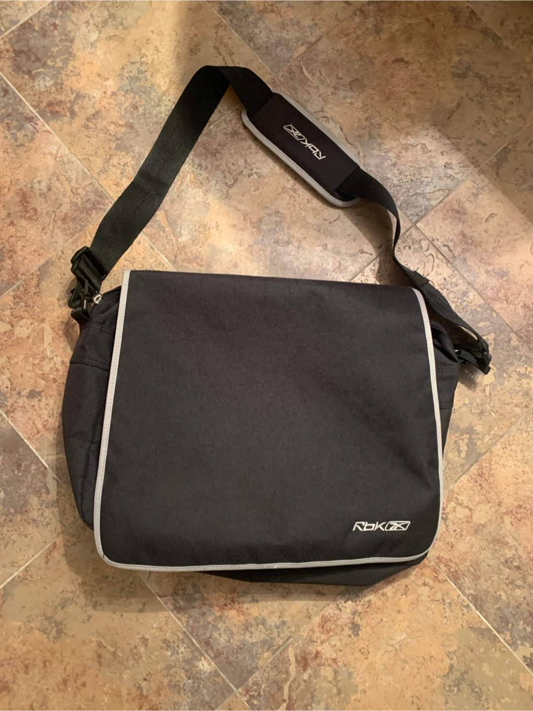 Reebok Black Messenger Bag