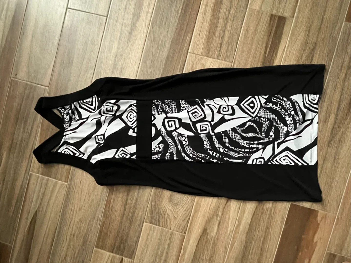 Black & White Patterned Dress