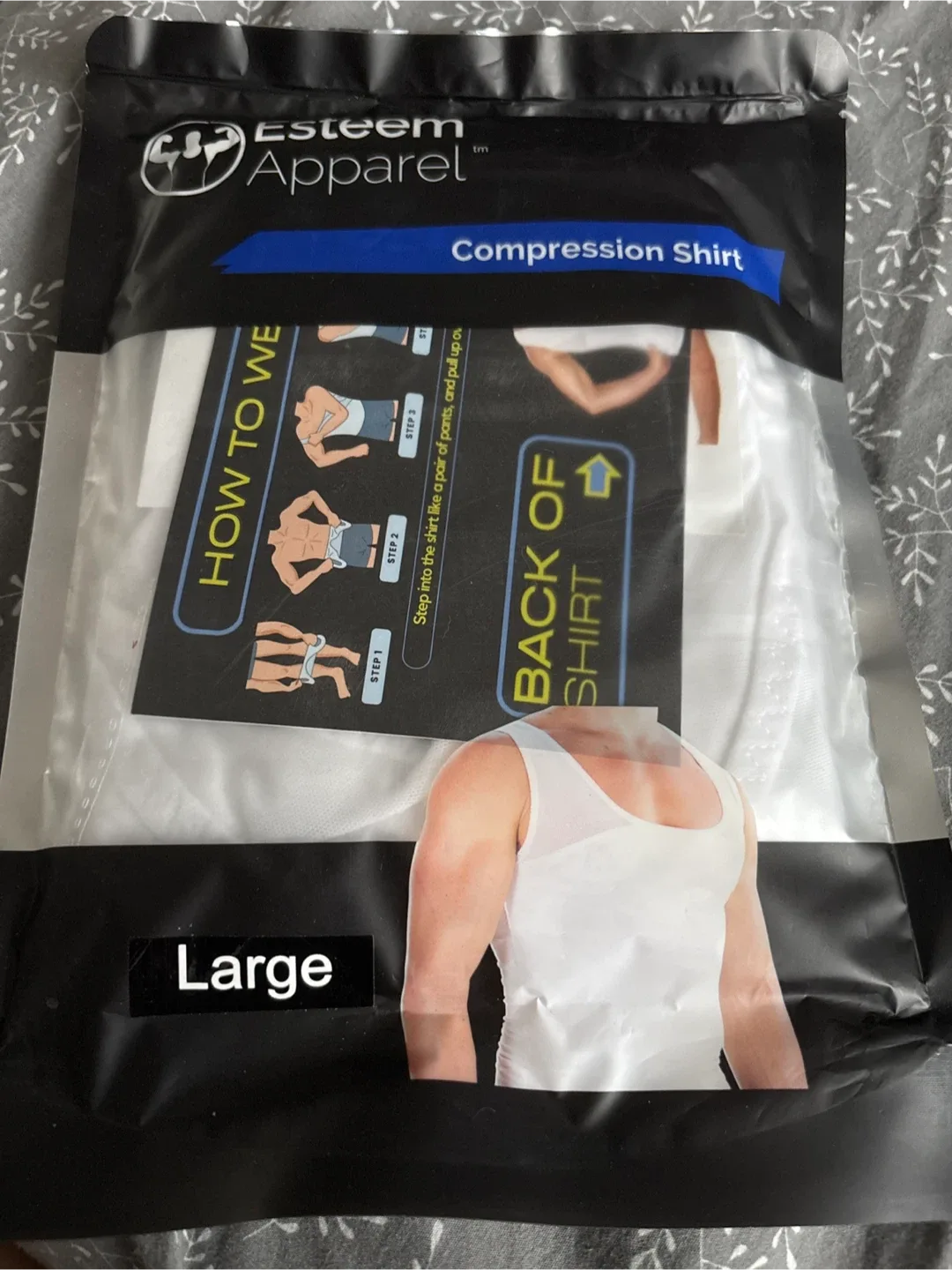 Esteem Apparel Men's Compression Shirt - Large