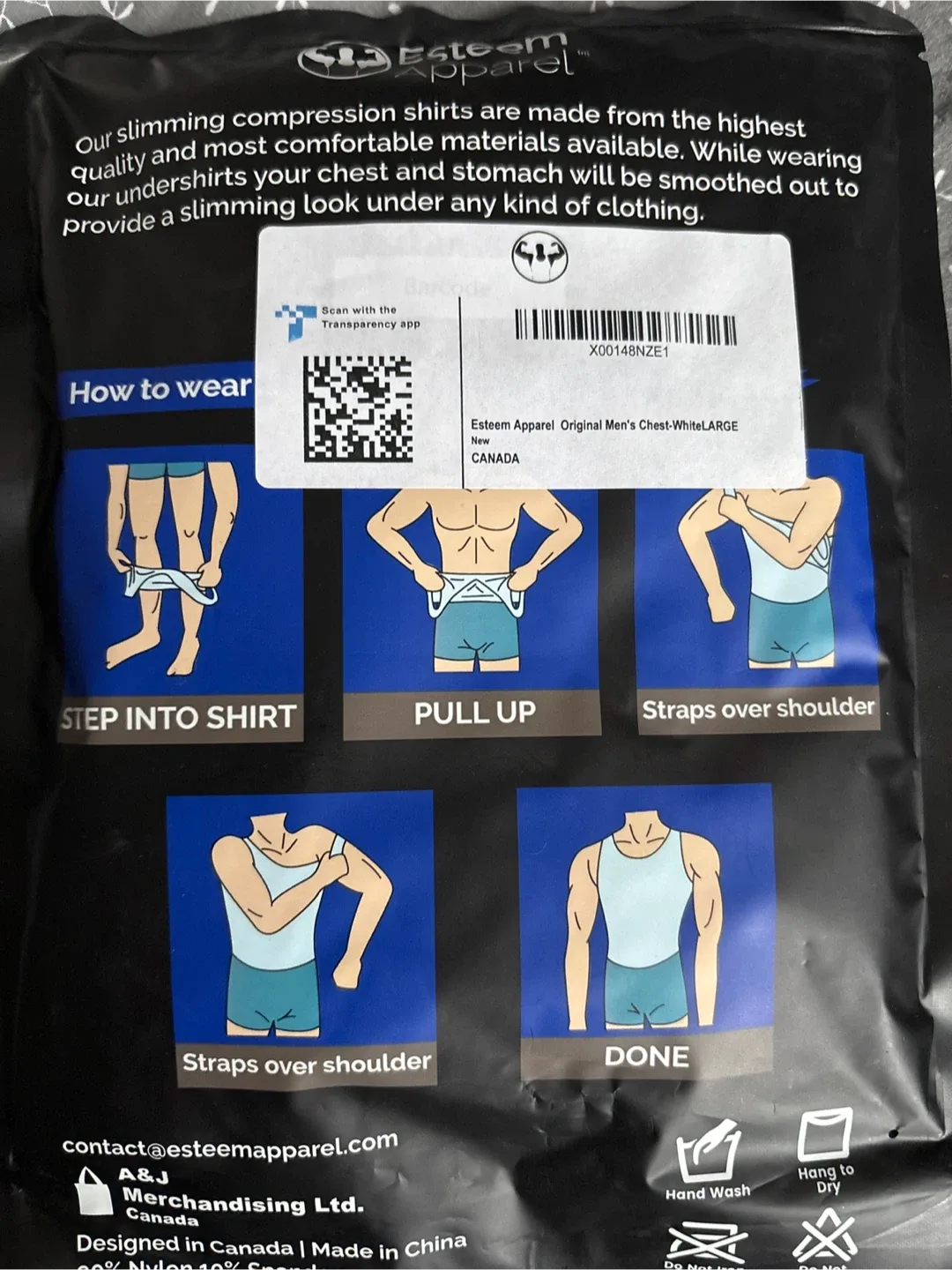 Esteem Apparel Men's Compression Shirt - Large image indicator(2)