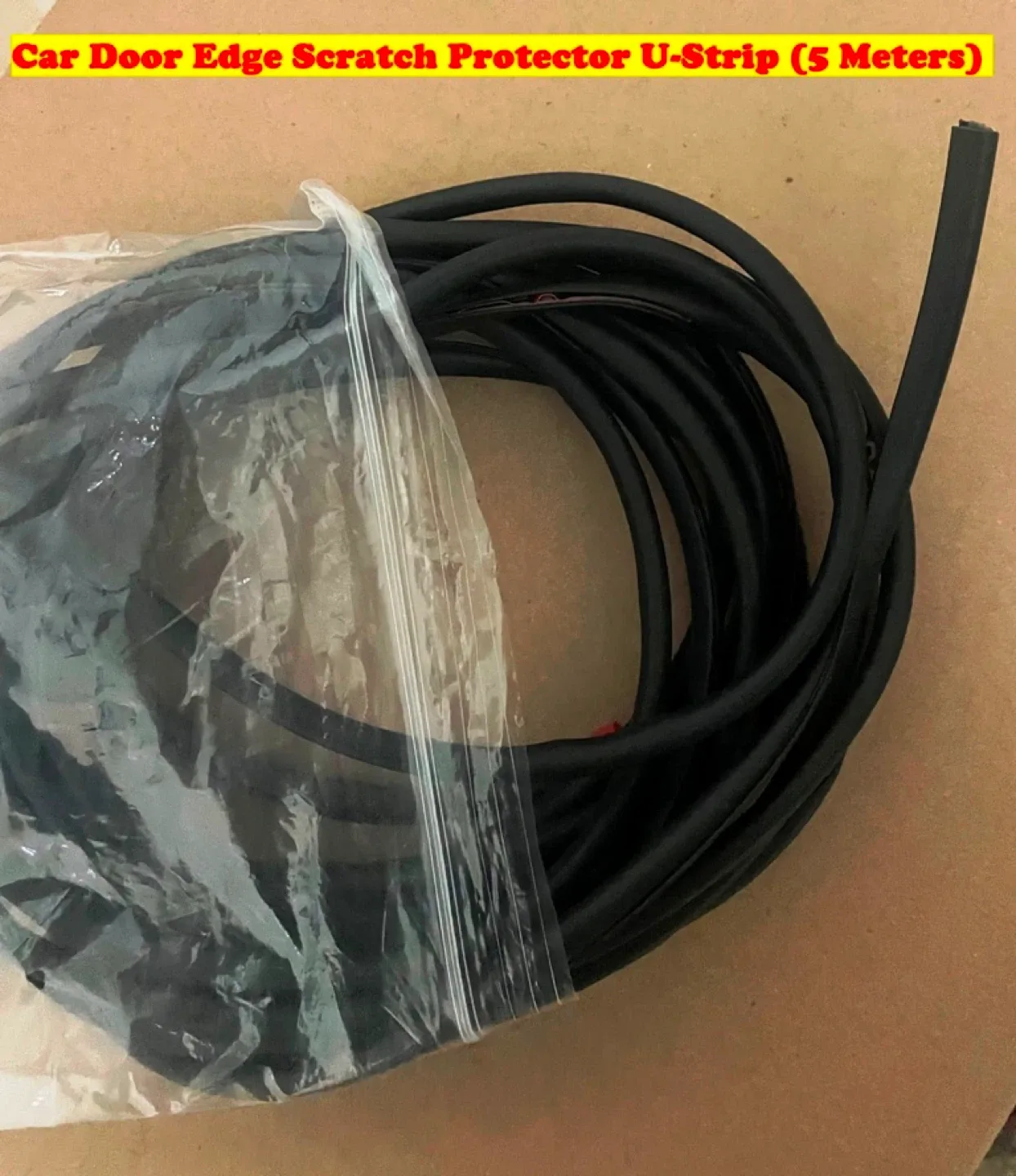 Car Door Edge Scratch Protector U-Strip (5Meters) image indicator(4)