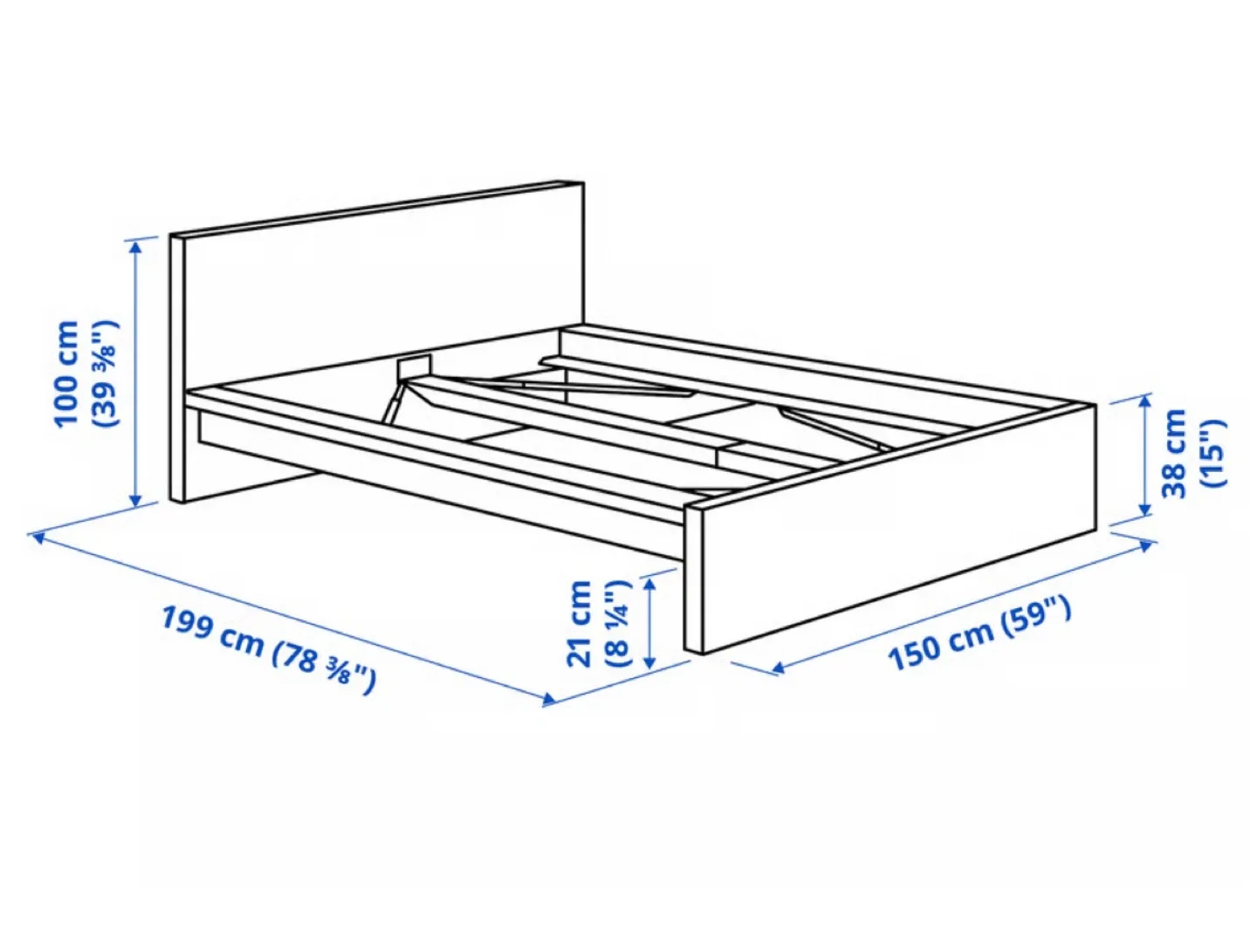 IKEA Hemnes Bed Frame & Nightstand image indicator(2)