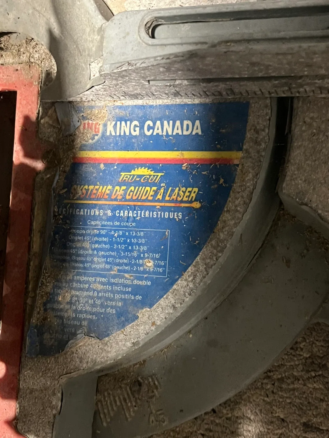 King Canada Mitre Saw image indicator(5)