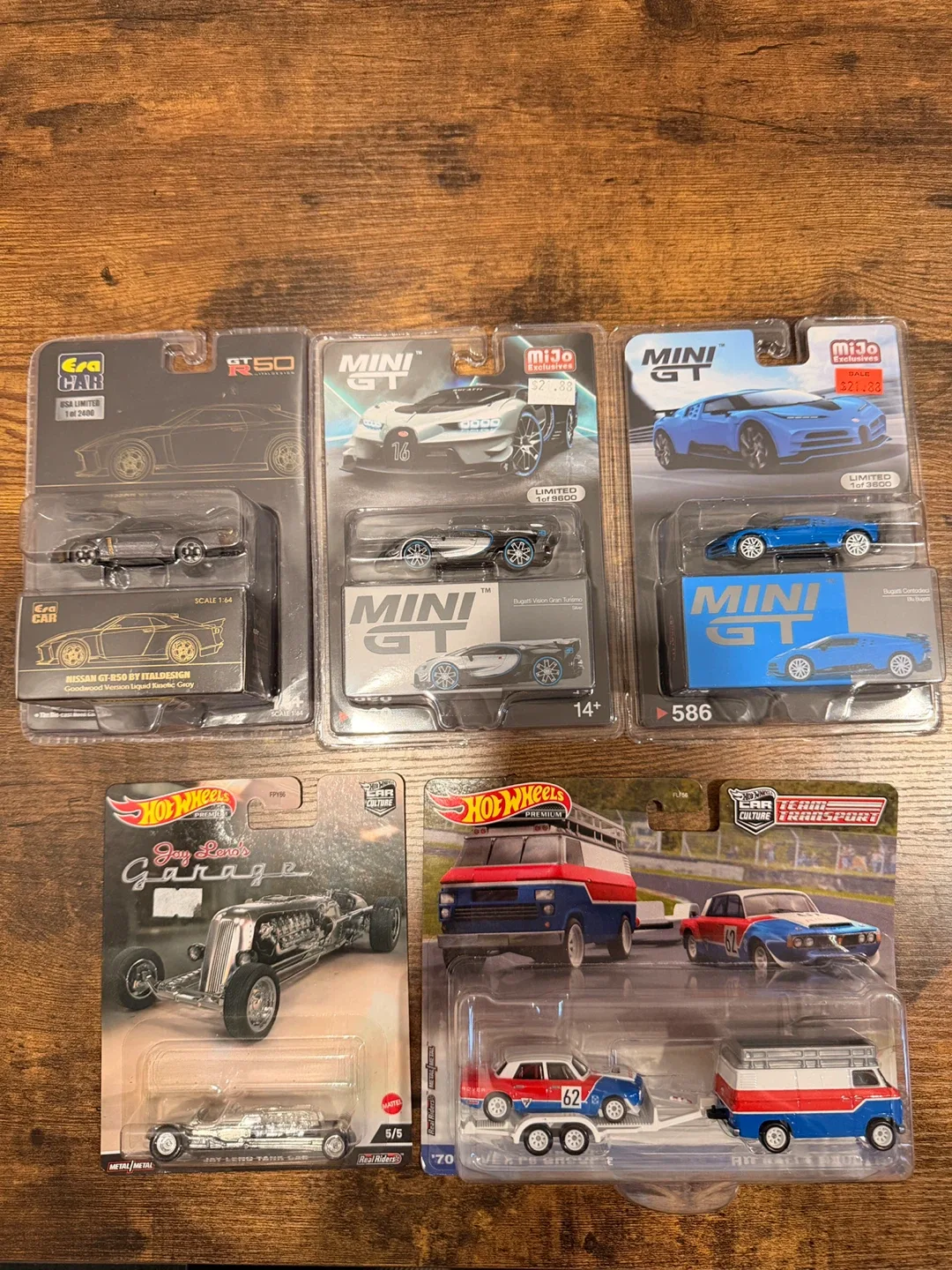 Variety of Hot Wheels and Mini GT Diecast Cars image indicator(4)