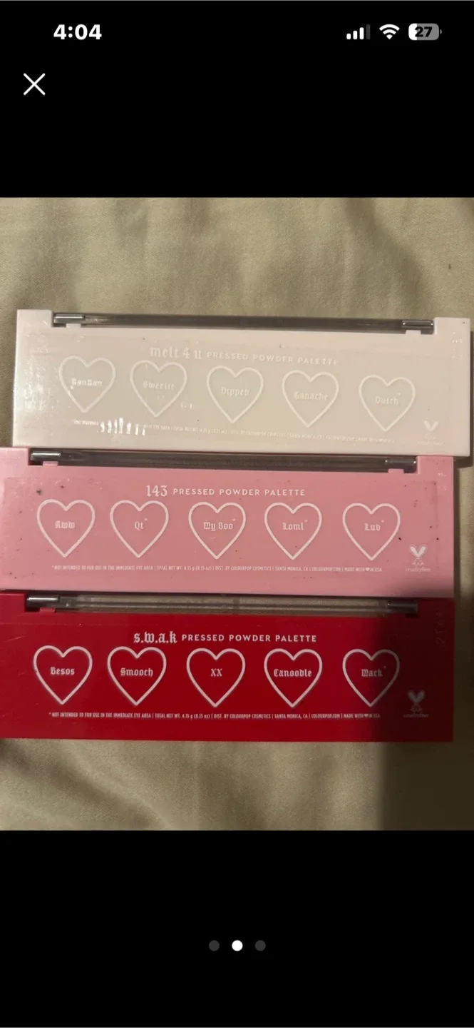 ColourPop Eyeshadow Palettes - Set of 3 image indicator(2)