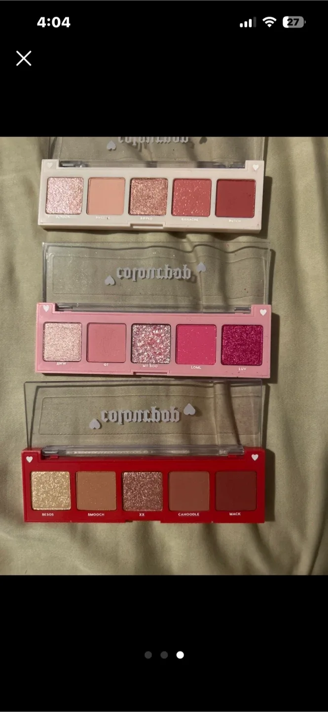 ColourPop Eyeshadow Palettes - Set of 3 image indicator(3)