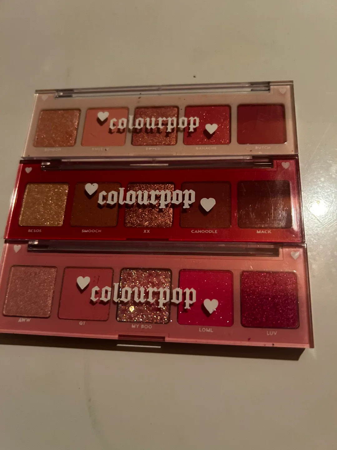 ColourPop Eyeshadow Palettes - Set of 3