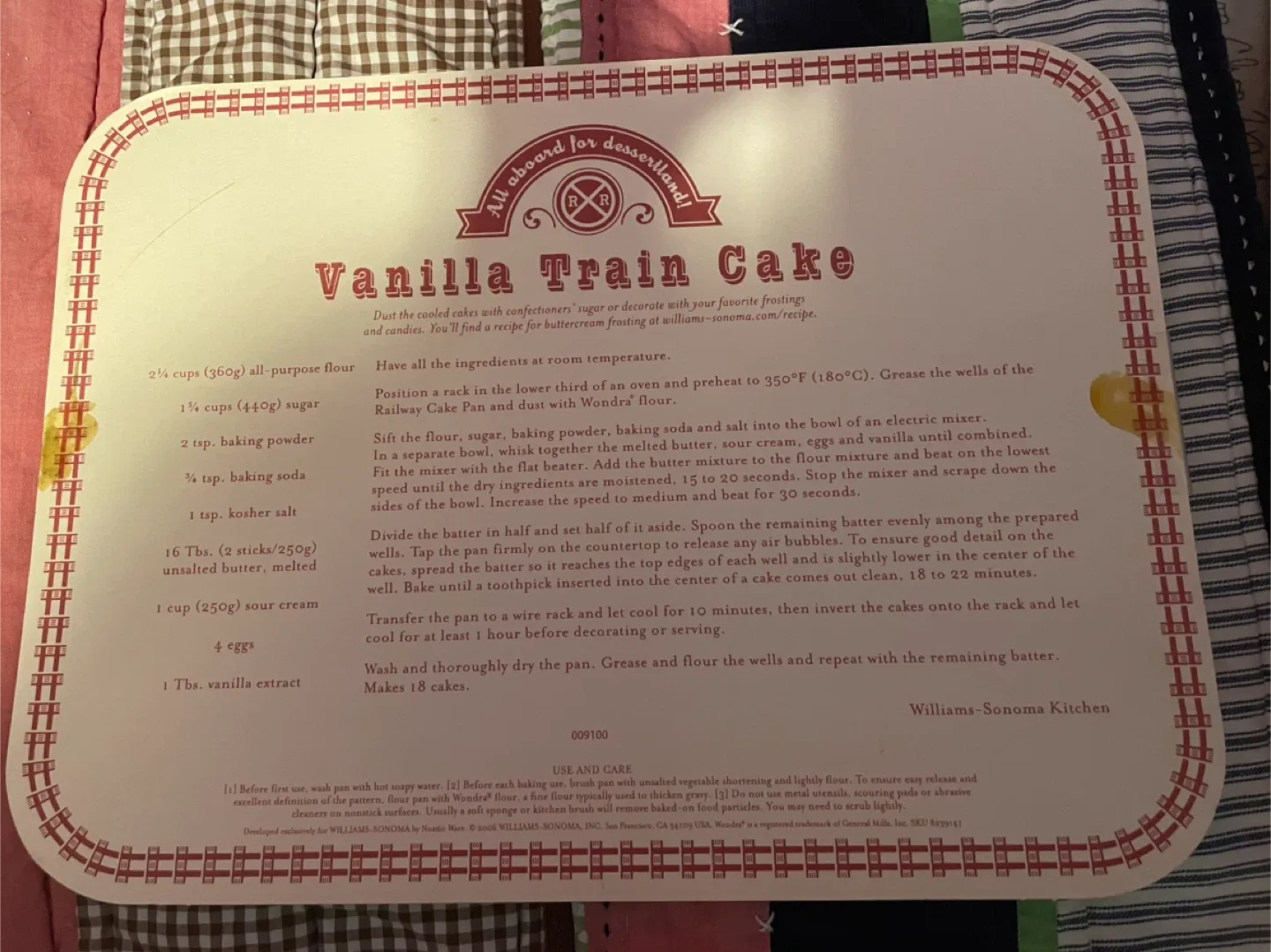 Williams Sonoma Railway Cake Pan image indicator(2)