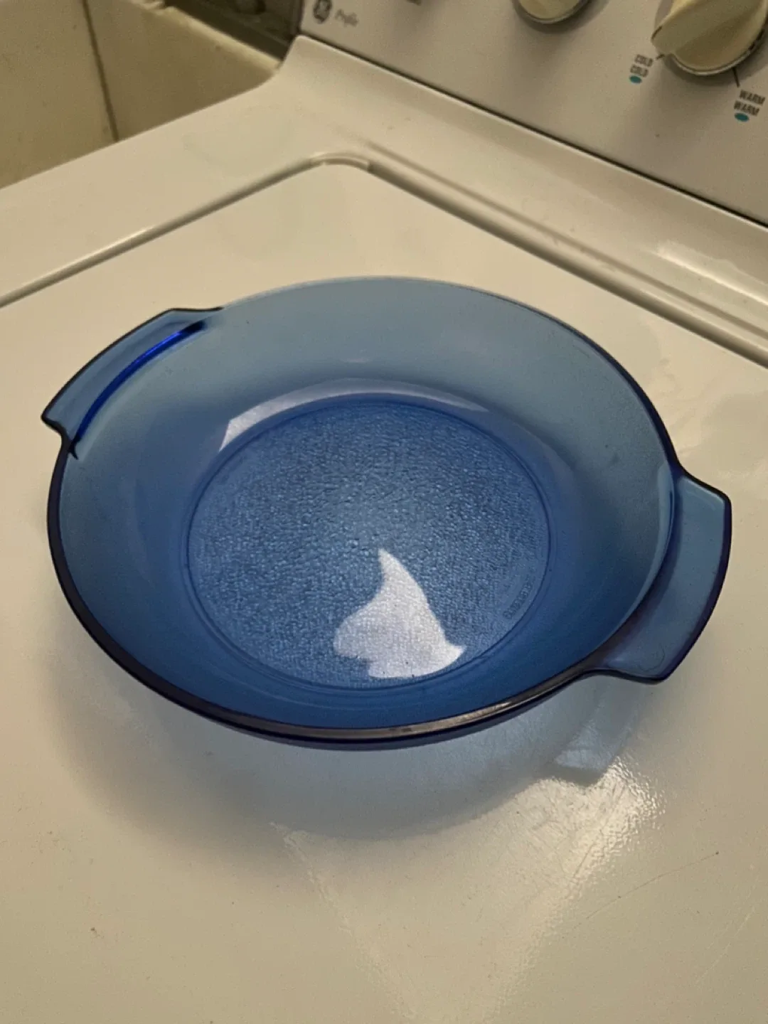 Blue Round Baking Dish