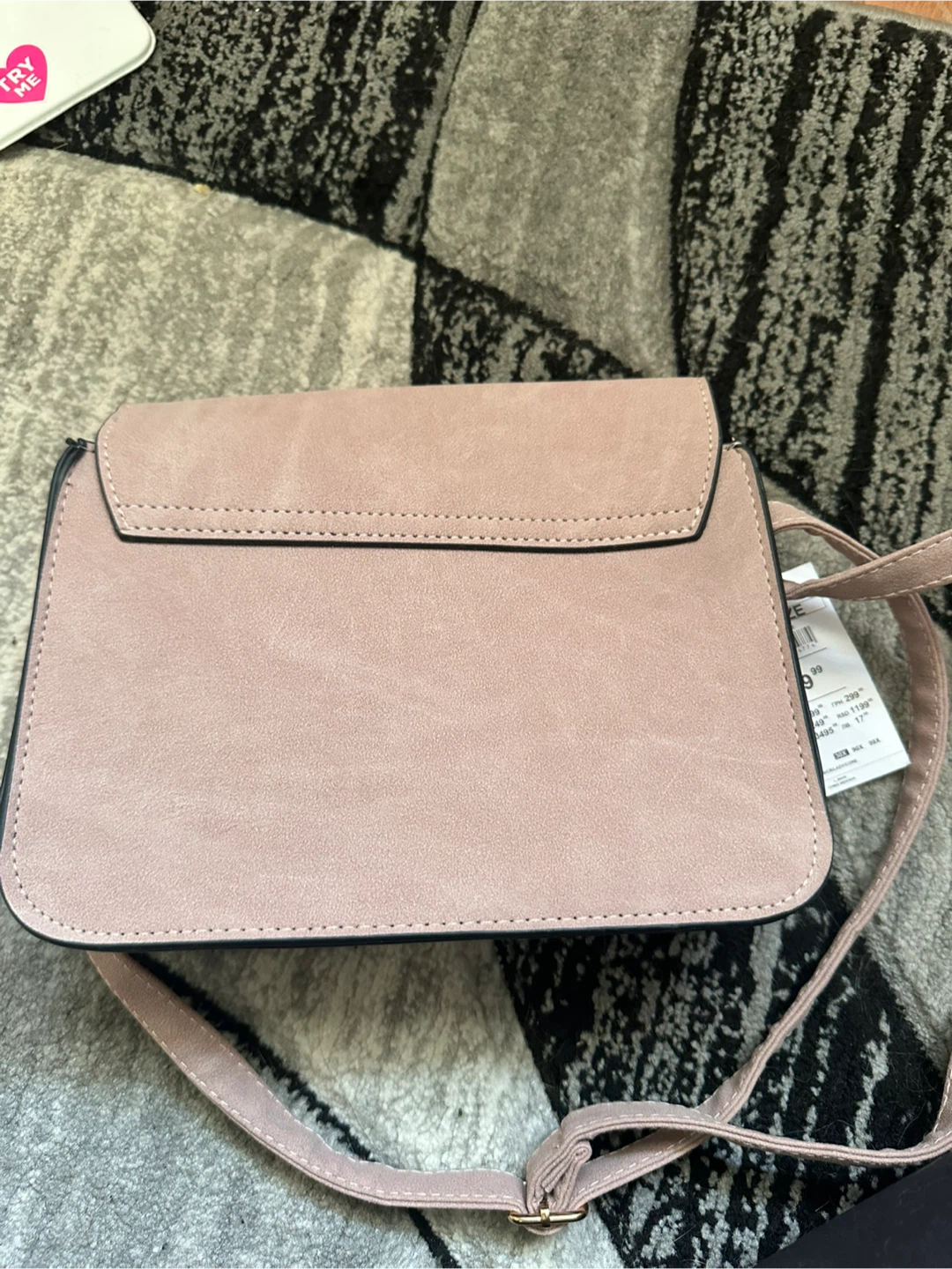 Sinsay One Size Pink Crossbody Bag - photo 4