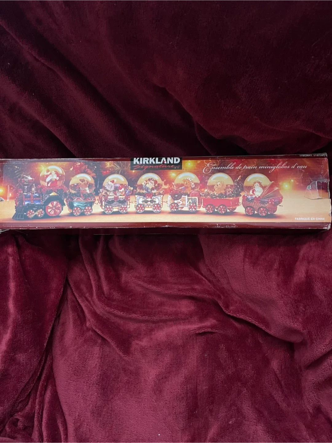 Kirkland Signature Snowglobe Train