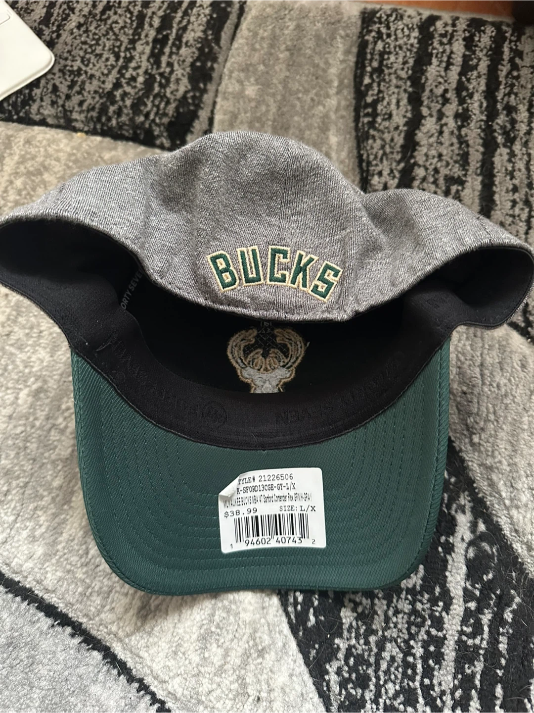 47 Brand Milwaukee Bucks L/XL Hat - photo 4