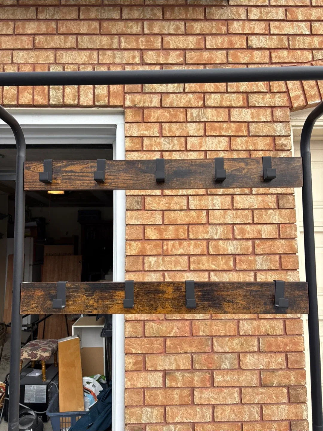 Hall tree bench with hooks image indicator(2)