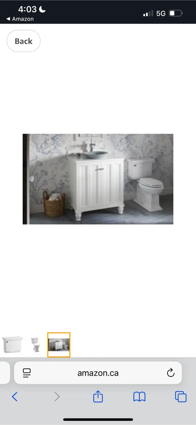 New Kohler Memoirs Stately Toilet Tank - White image indicator(3)