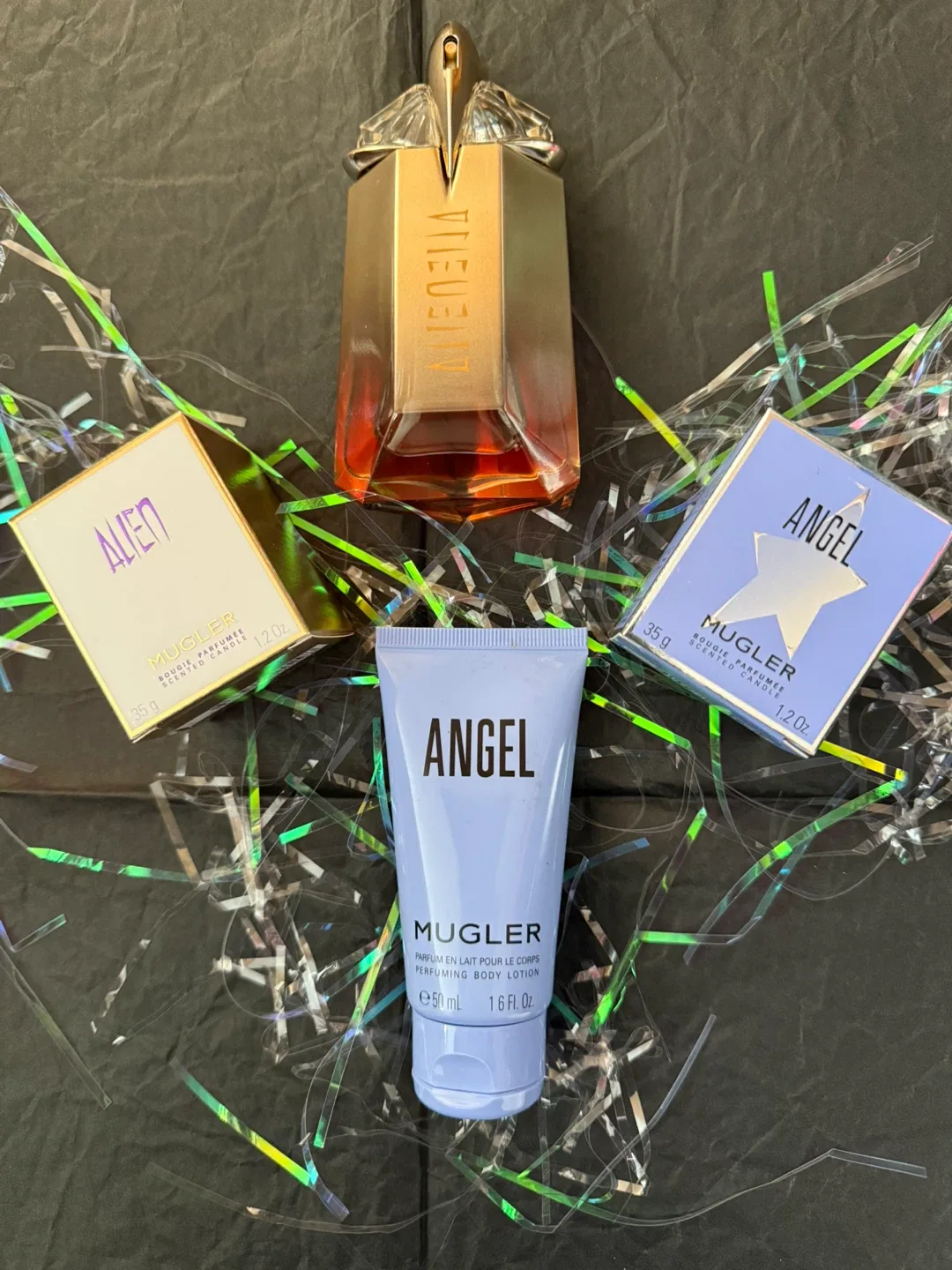 🎁 Mugler Alien & Angel Gift Set (Perfume, candles, lotion) NEW!