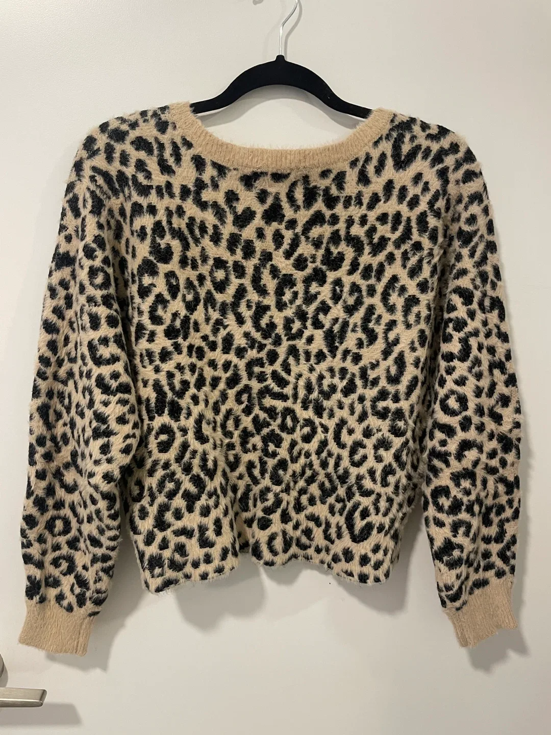 Jessica Simpson Leopard Print Sweater - Size L image indicator(2)