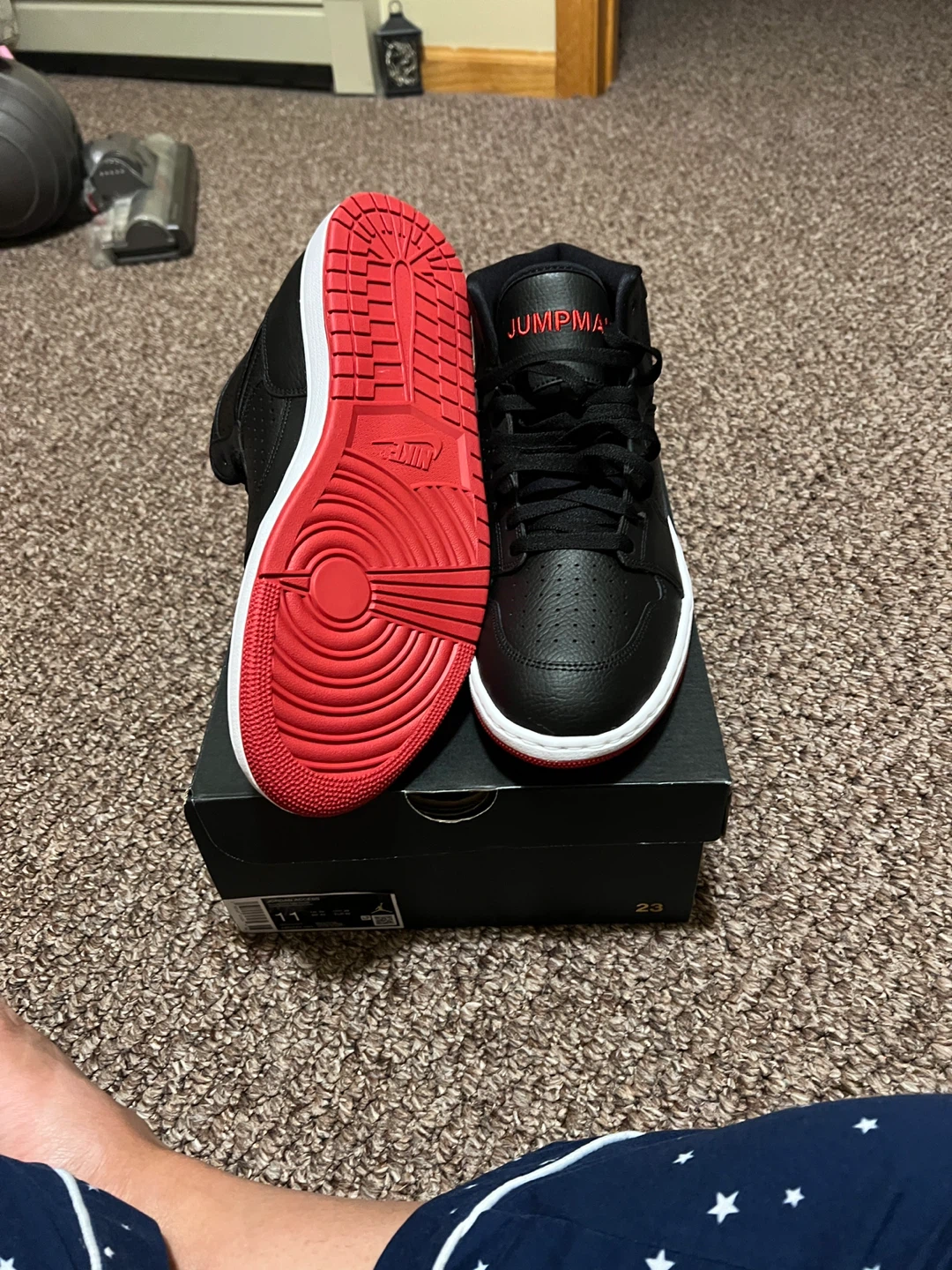 Jordan Access Black/Red - Size 11