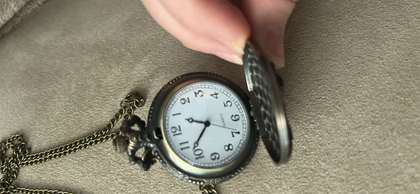 Motorcycle quartz  pocketwatch - photo 2