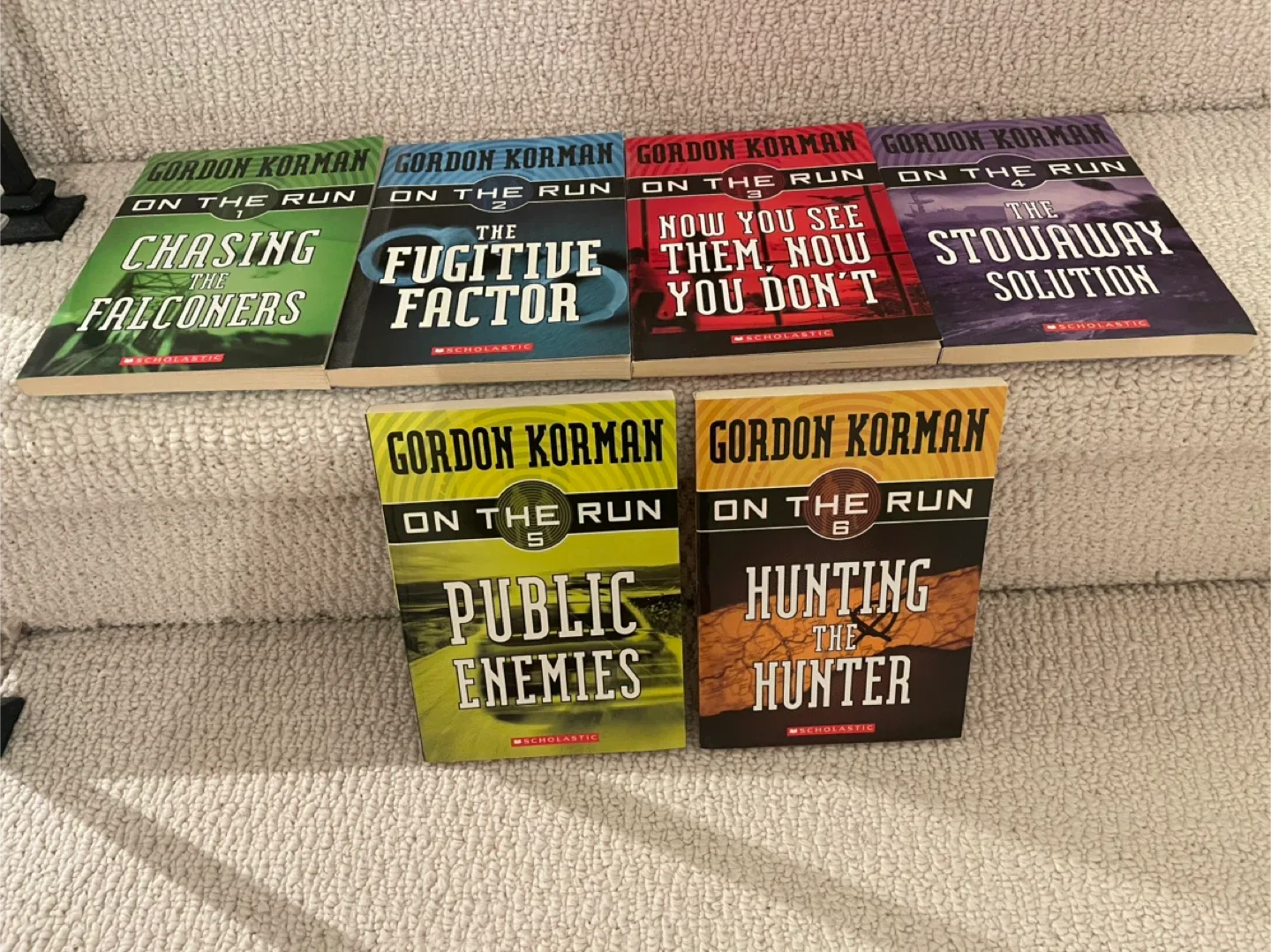 New - On The Run Book Series by Gordon Korman