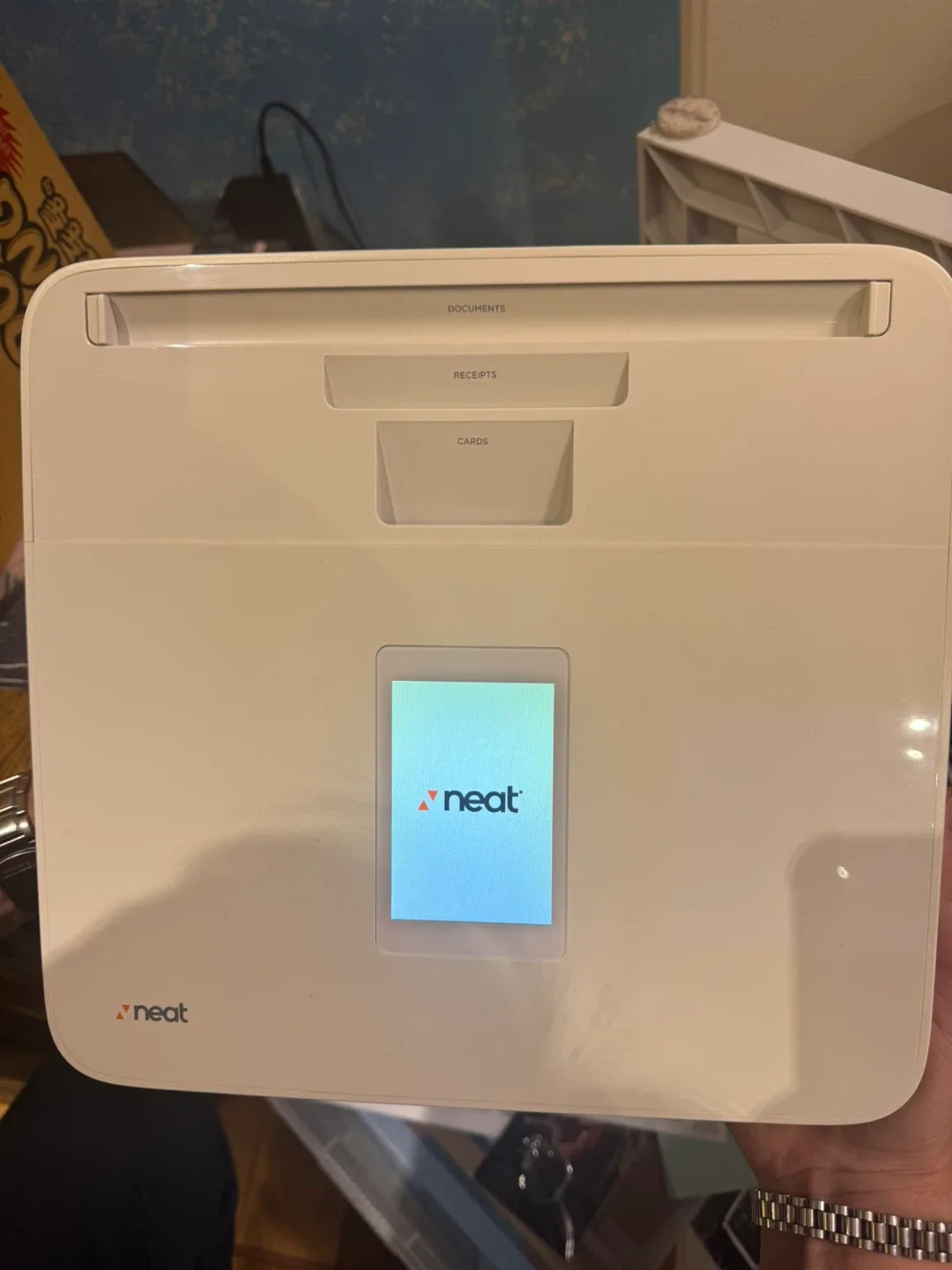 Neat NC-1000 Scanner touchscreen #cleanout