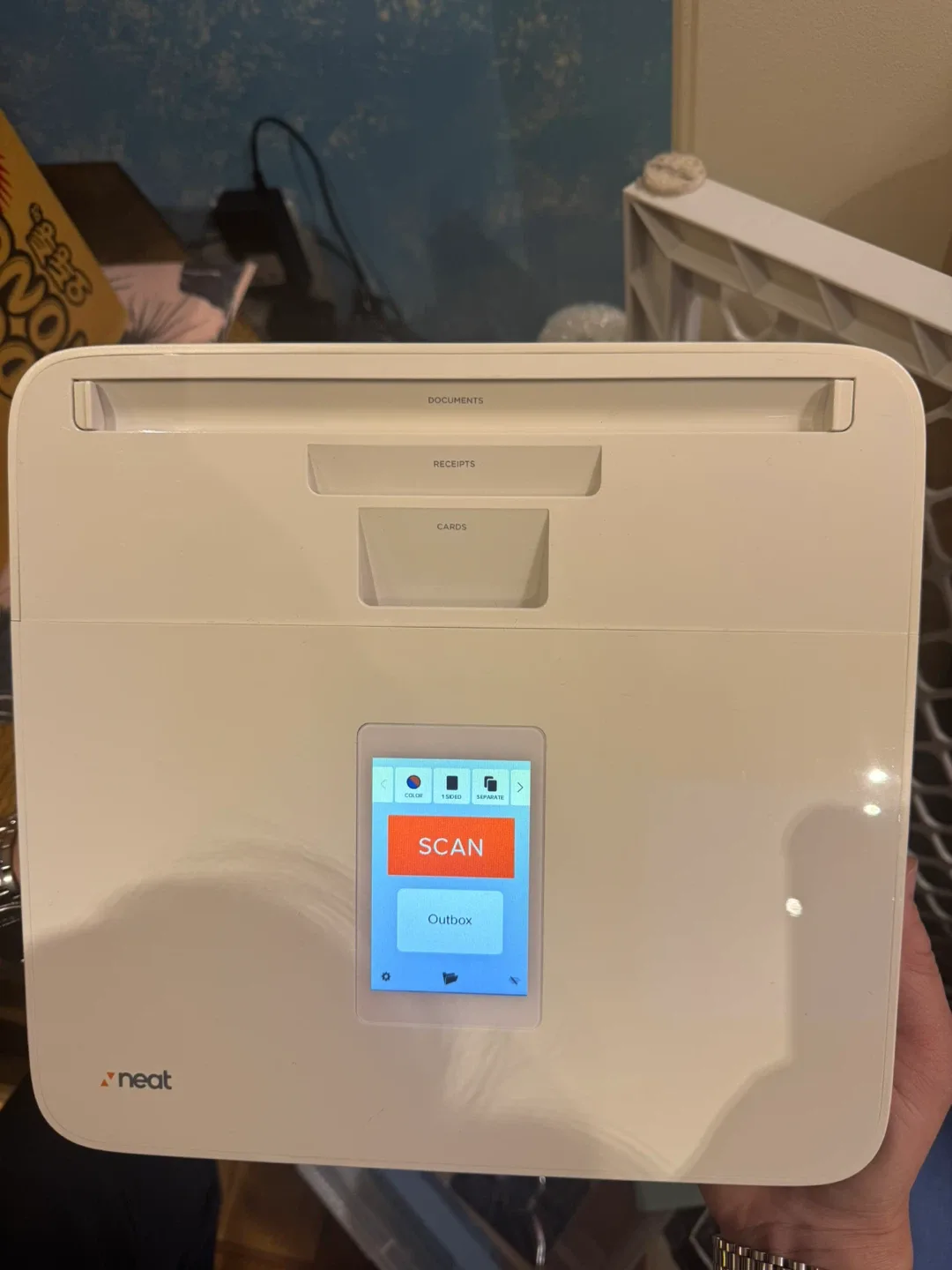 Neat NC-1000 Scanner touchscreen #cleanout image indicator(2)