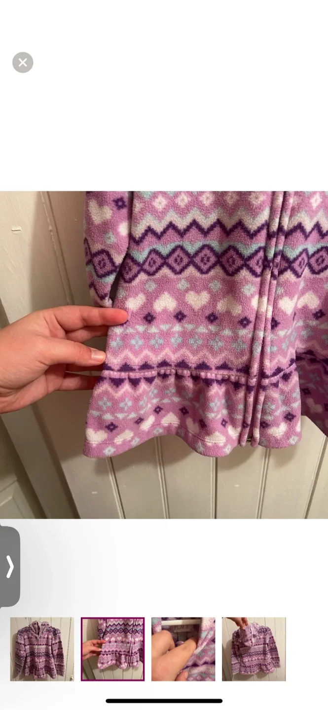 The Children's Place 3T Fleece Zip-Up Hoodie image indicator(2)