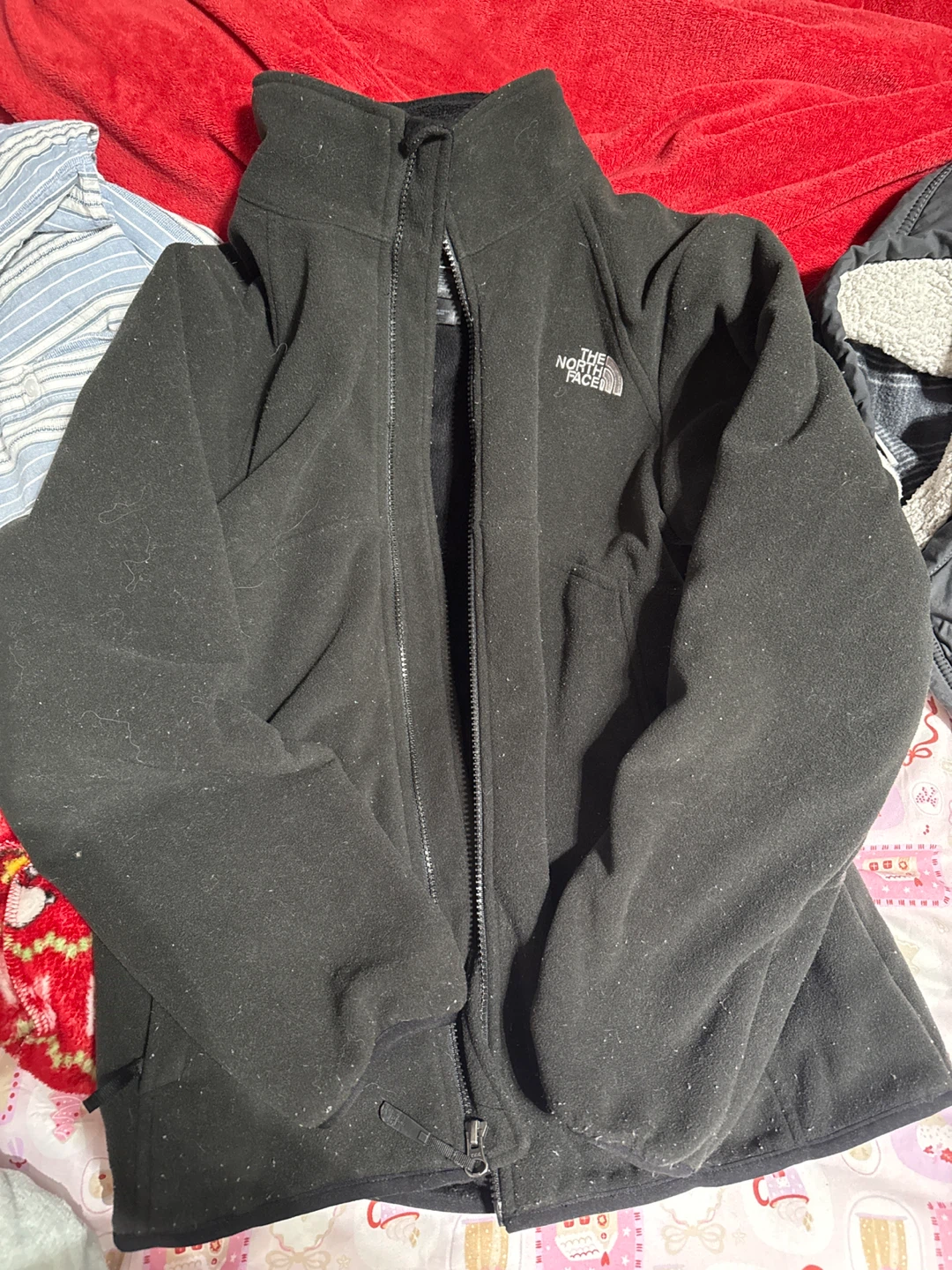 The North Face Girl's XL/TG (18) Black Fleece Jacket - photo 5