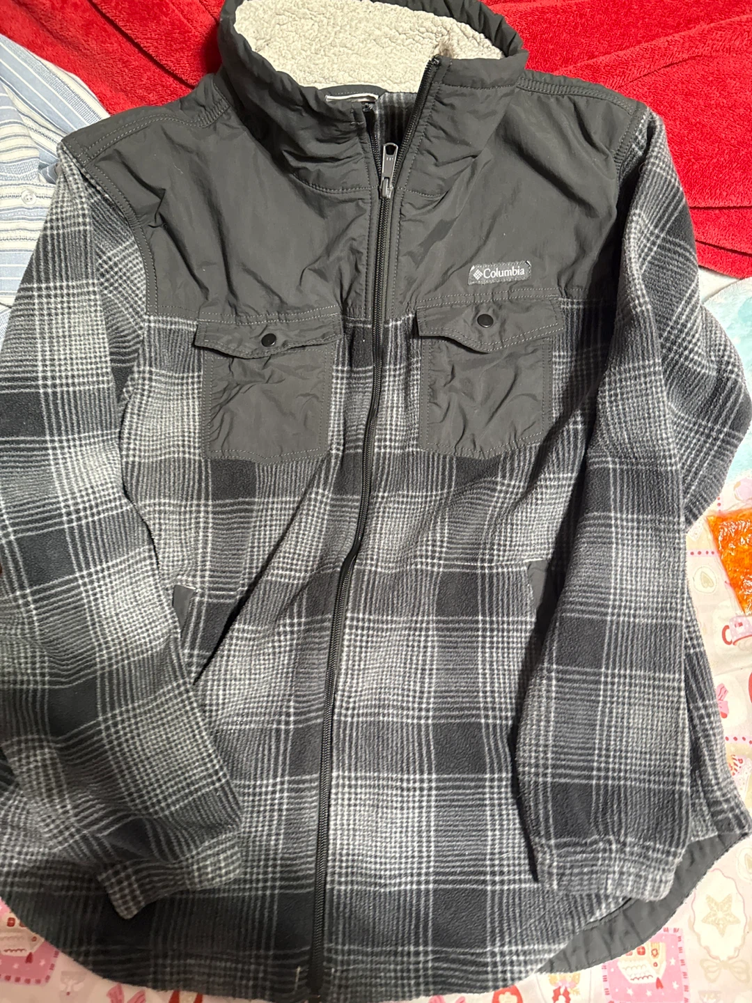 Columbia Flannel Fleece Jacket - Size L - photo 3