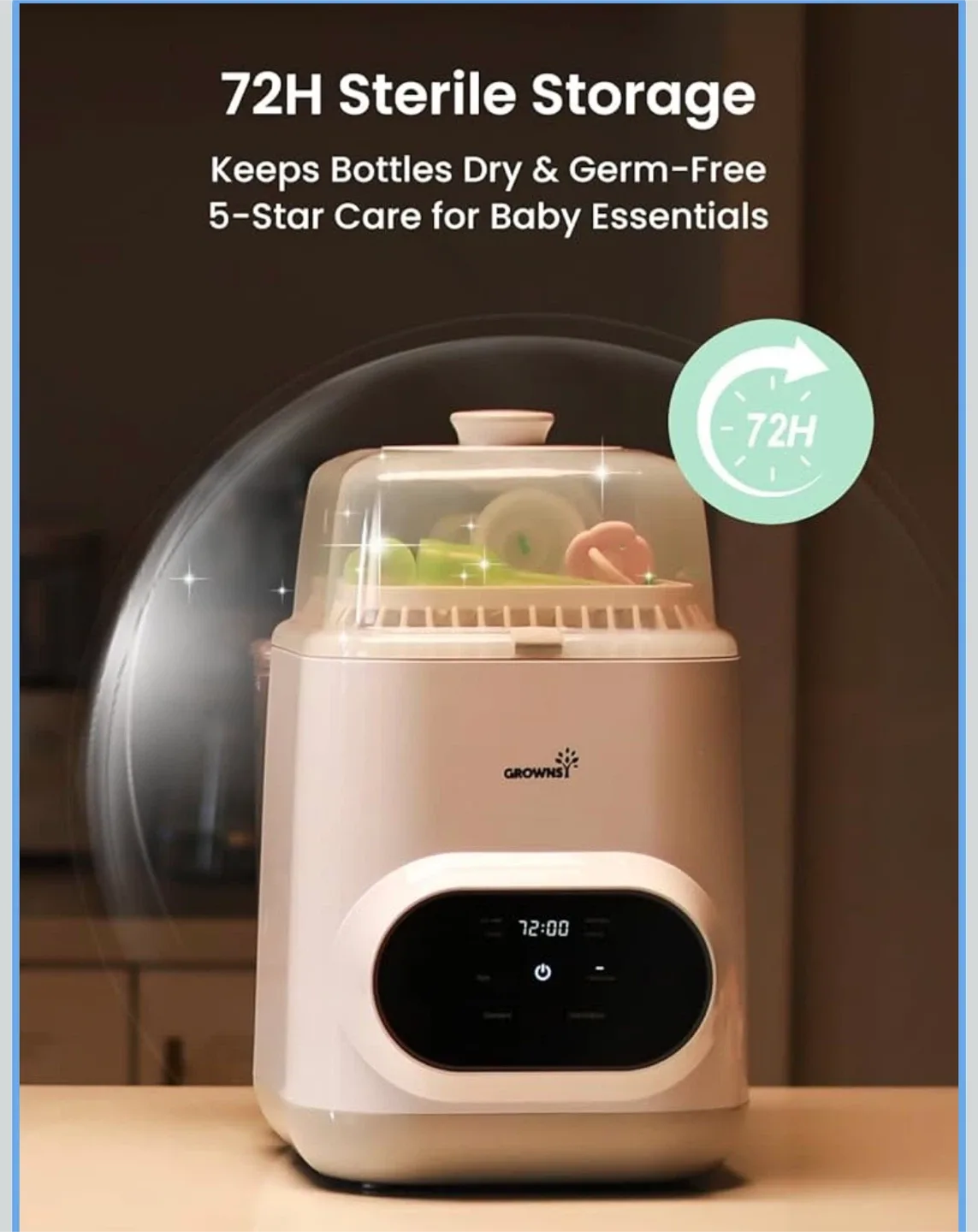 Grownsy EaseClean Bottle Washer Pro