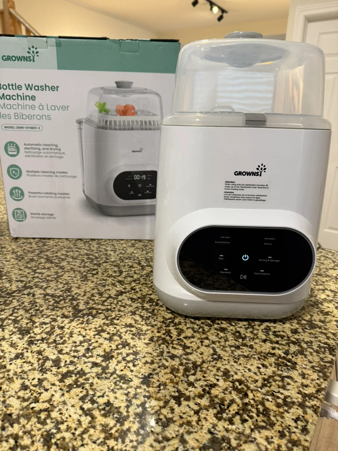 Grownsy EaseClean Bottle Washer Pro image indicator(2)