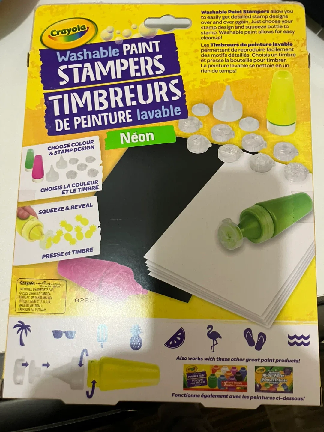 Crayola Washable Paint Stampers - Neon image indicator(2)