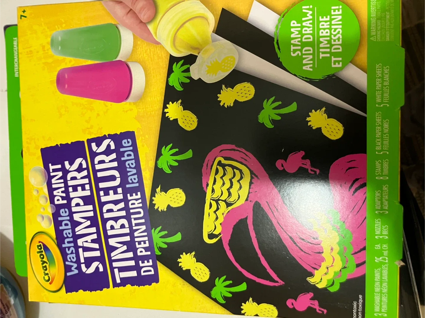 Crayola Washable Paint Stampers - Neon