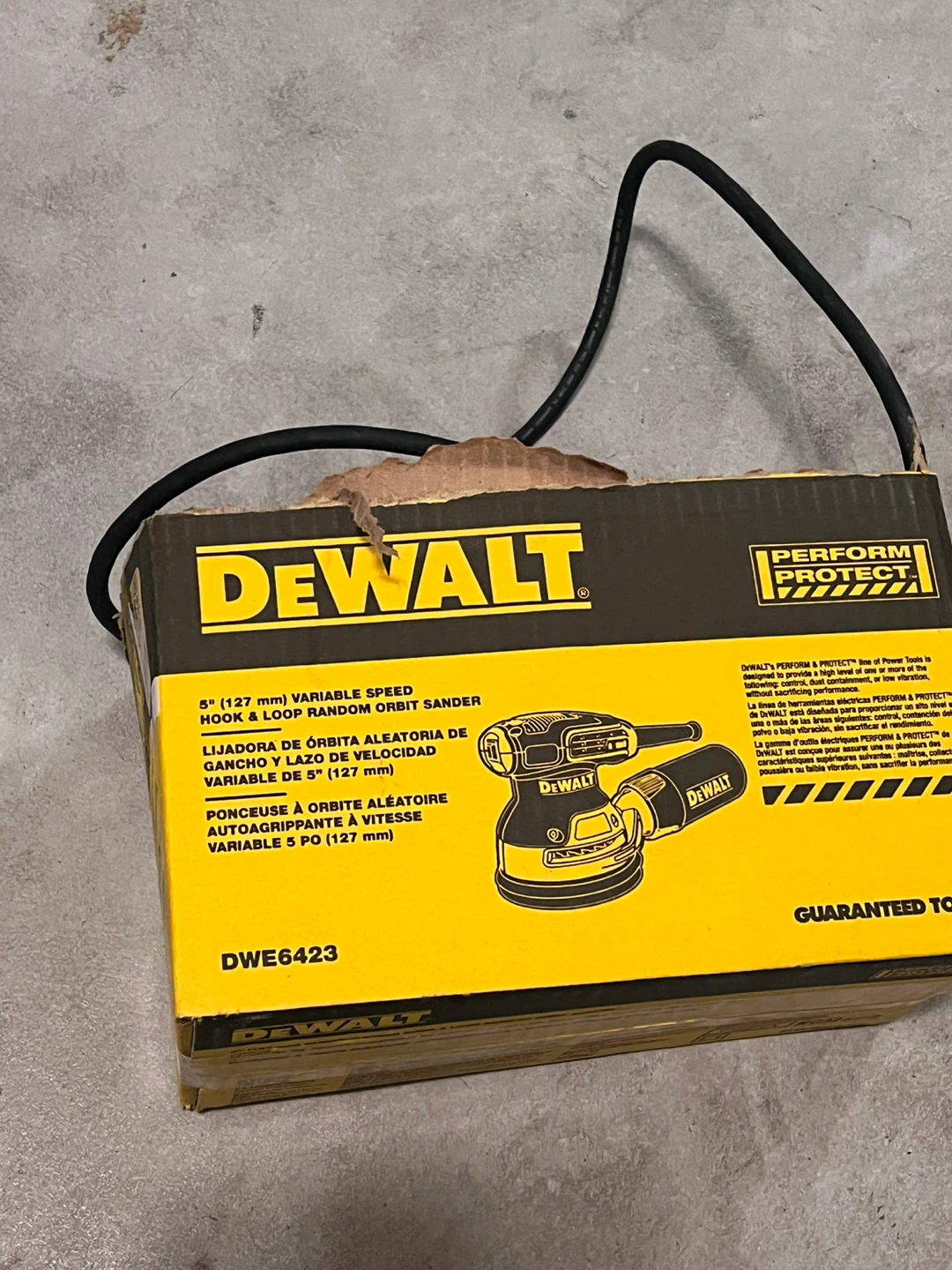 DeWalt DWE6423 5" Random Orbit Sander - photo 4