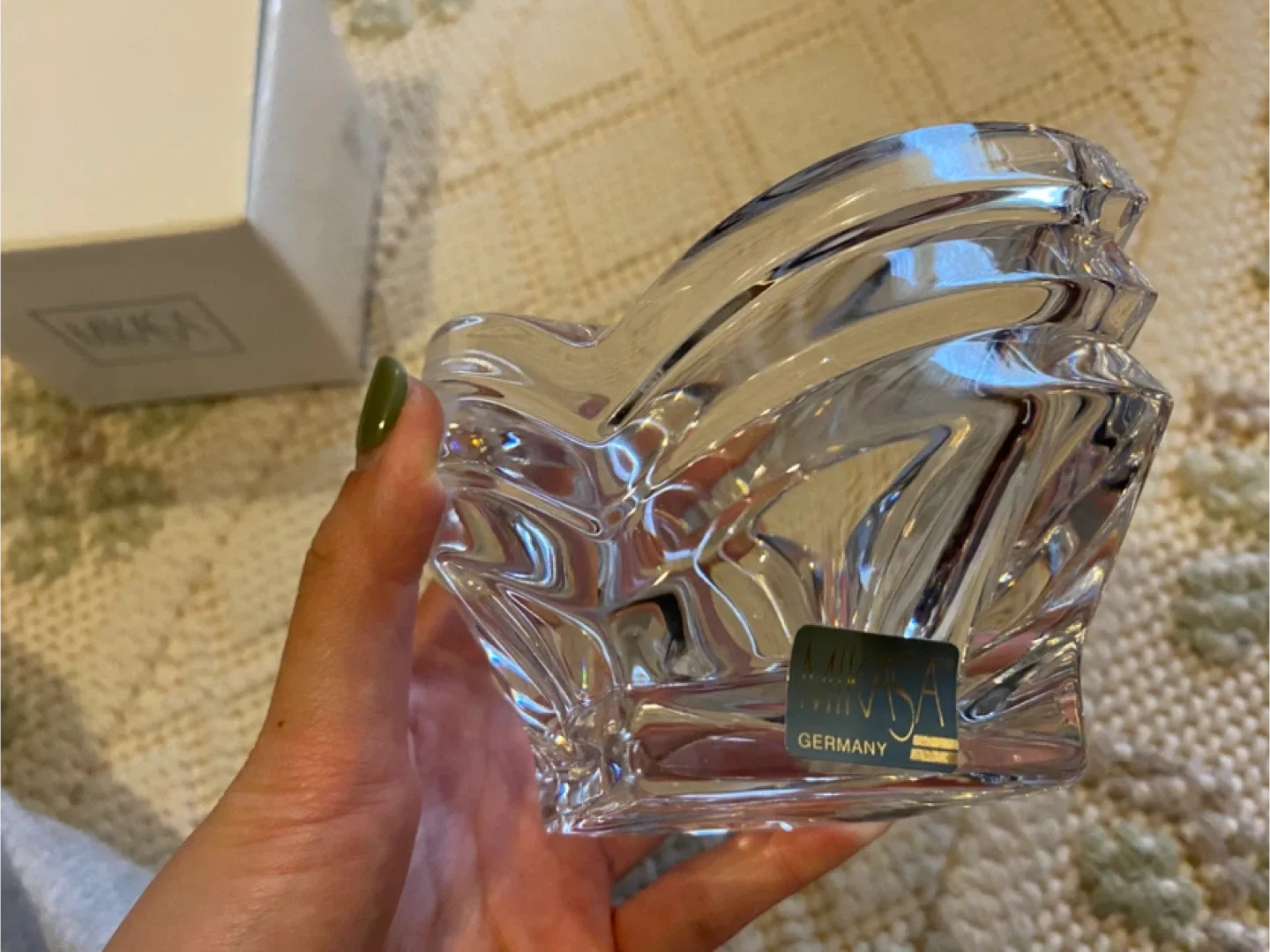 Mikasa Deco Candleholder 4 1/2"